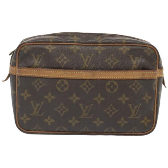 LOUIS VUITTON Monogram Compiegne 23 Clutch Bag M51847 LV Auth - Picture 3 of 15